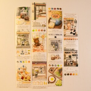 Kawiarnia| Taśma washi EverEin|pętla 90 cm|Journaling|Scarpbooking|taśma dekoracyjna|有间咖啡