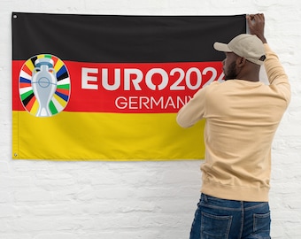 Drapeau | EURO CUP 2024 Allemagne - Hôte du Championnat d'Europe de football