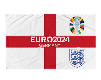 Drapeau du football anglais pour l'Euro 2024 | Soutenez l'Angleterre à l'Euro 2024 avec notre drapeau de football de haute qualité !