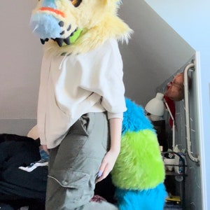 Dragon Partial Fursuit MQ-HQ Colorful & Cute