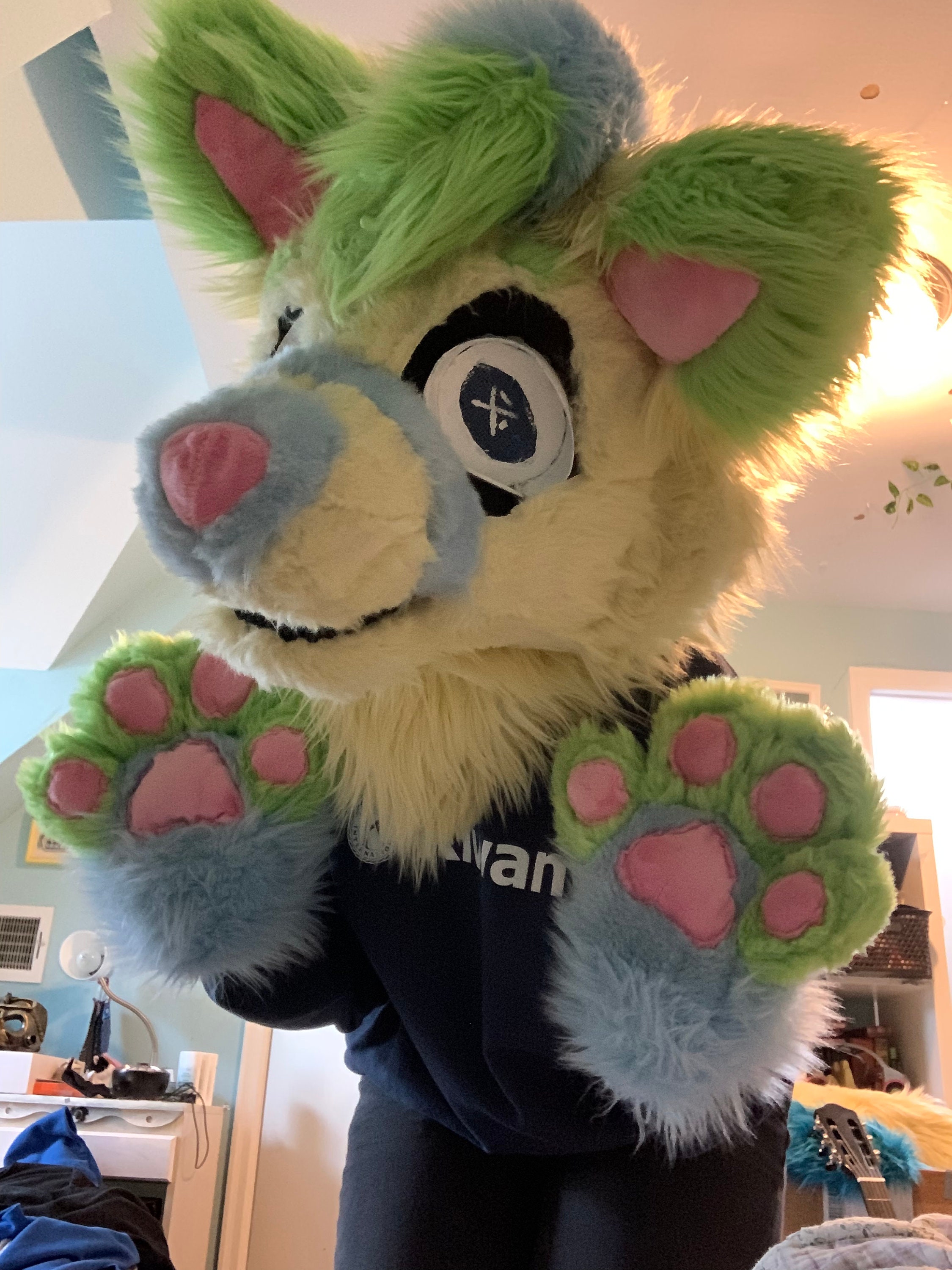 Tropical Hyena Mini Partial Fursuit NEED GONE Etsy