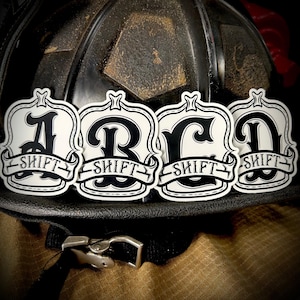 Shift Slaps (4-pack) Firefighter Stickers