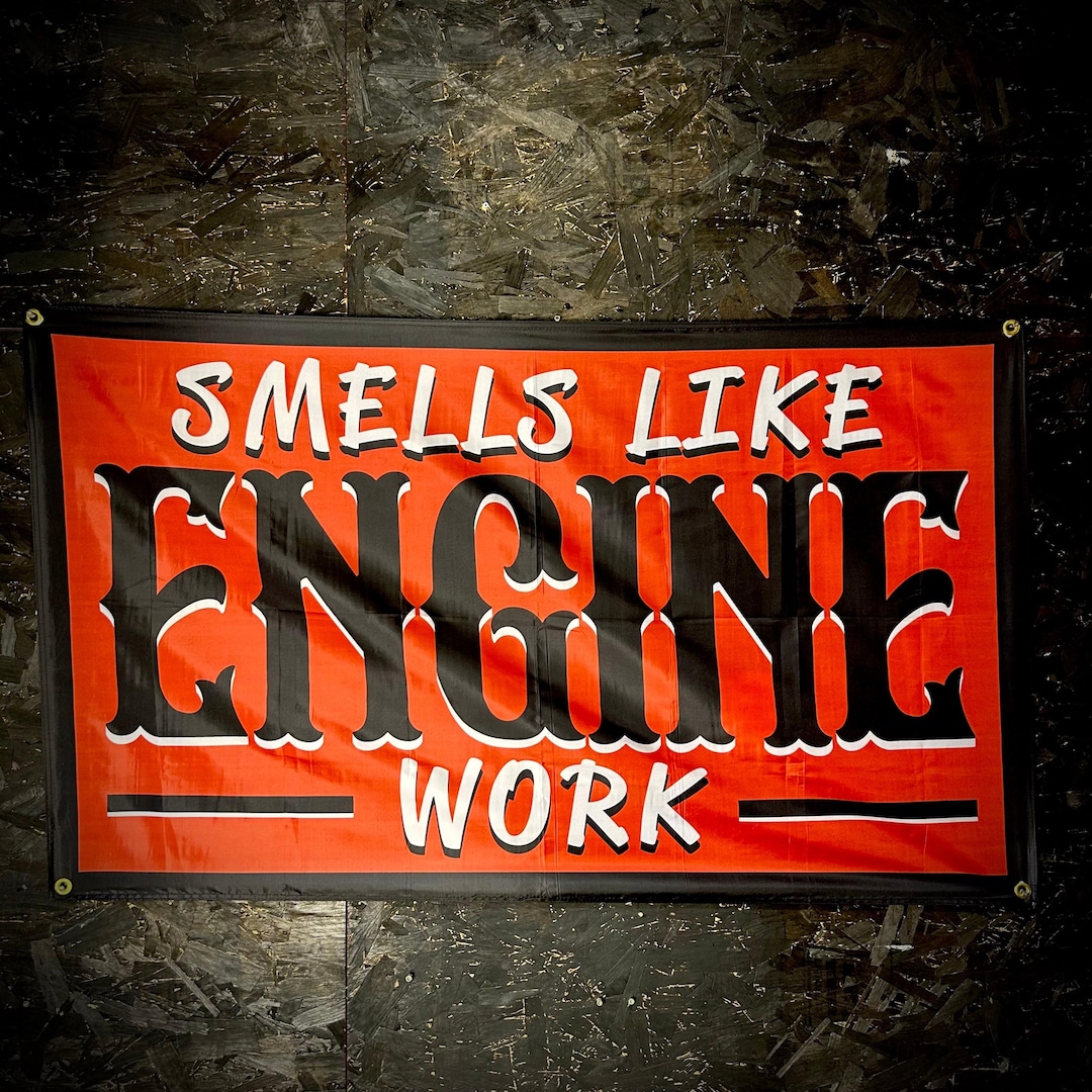 Engine Works Banner FLAG 3X5 Engine Work - Etsy