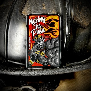 Making the Push Firefighter Sticker