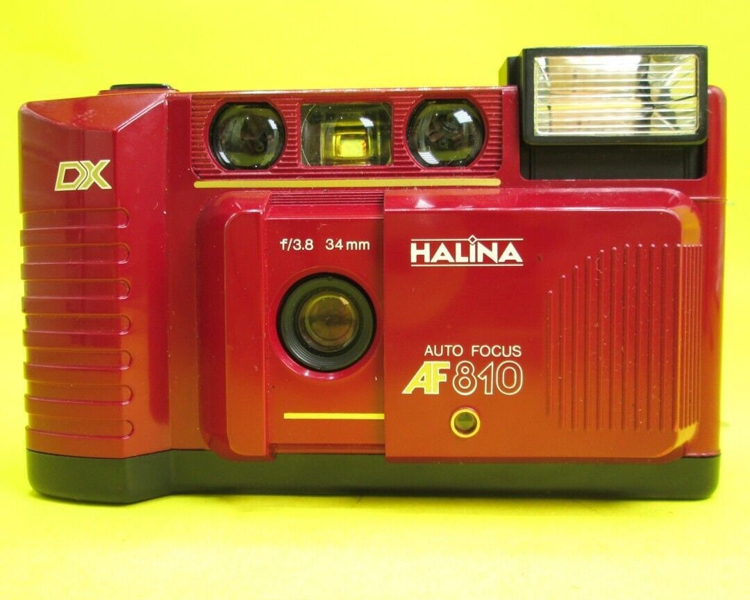 Halina AF810 35mm Film Camera Auto Focus Point & Shoot Compact VGC Etsy