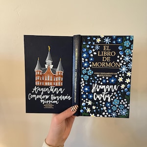Custom Hand Painted Book of Mormon