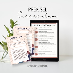 Social Emotional Learning (SEL) Curriculum Pre-K/Kindergarten Lesson BUNDLE