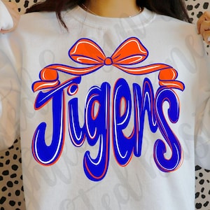 Tigers png design for shirt, mascot png file, Png file download, Sublimation png file, Tigers shirt, Tigers shirt png