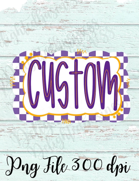 Purple Gold Custom png design for sublimation, Custom png file, Sublimation design png, mascot shirt, mascot sticker, png file, custom order