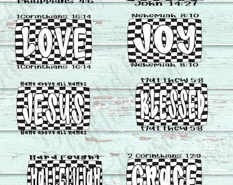 Christian PNG Bundle: Faith Based Designs (Digital Download)