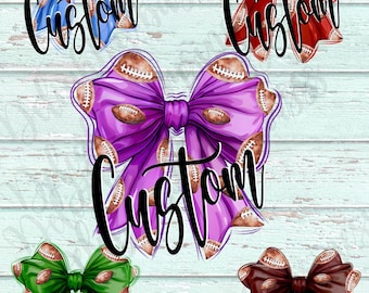 File png fiocco Football Coquette, file png softball, design png Designer, fiocco football personalizzato png, design png football, file png football personalizzato