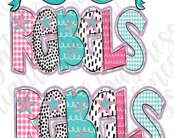 Rebels png design for shirt, mascot png file, Png file download, Sublimation png file, Rebels shirt, Rebels shirt png
