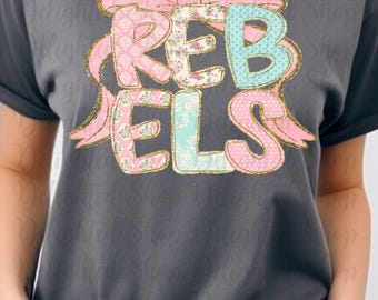 Rebels png design for shirt, mascot png file, Png file download, Sublimation png file, Rebels shirt, Rebels shirt png