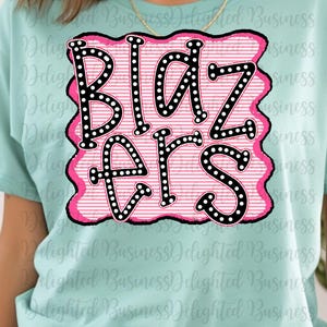 Blazers png design for shirt, mascot png file, Png file download, Sublimation png file, Blazers png shirt, blazers shirt png