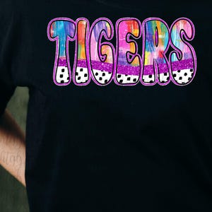 Tigers png design, mascot png file, tigers shirt design, tigers game day shirt, mascot shirt, tigers png file