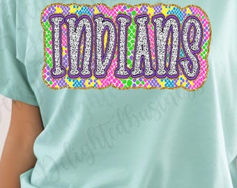 Indians png design for shirt, mascot png file, Designer png design, School mascot png, Game day png, Indians shirt png