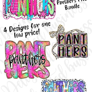 Bundle von Panthern Png-Datei, Maskottchen Png-Datei, Preppy Panthers Png-Design, Maskottchen-Shirt, Maskottchen Png-Design, Panther-Shirt-Design-Bundle