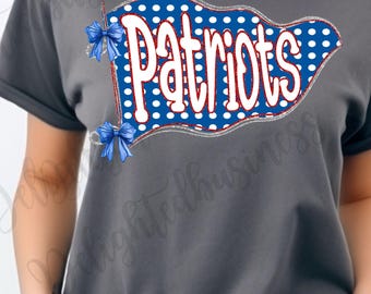 Patriots png design for shirt, mascot png file, Png file download, Sublimation png file, Patriots shirt, Patriots shirt png