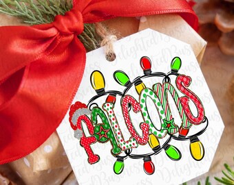 Christmas Falcons png design for shirt, Christmas mascot png file, Png file download, Sublimation png file, Falcons shirt, Falcons shirt png