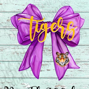 Tigers png design for shirt, mascot png file, Png file download, Sublimation png file, Tigers shirt, Tigers shirt png, Multi color tigers