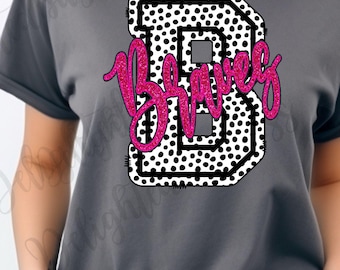 Braves png design for shirt, mascot png file, Png file download, Sublimation png file, Braves game day shirt, Braves shirt png