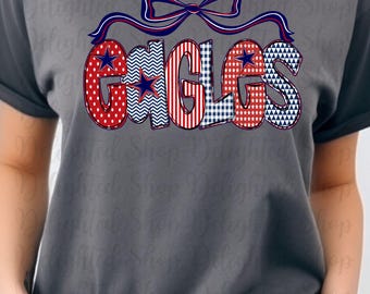 Eagles Mascot PNG, School Spirit Shirt Design, Eagle Sublimation PNG, Sports Team Graphic, Game Day Shirt, Digital Download