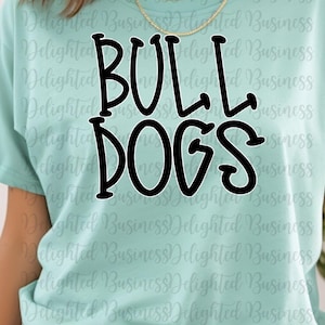 Bulldogs png design for shirt, mascot png file, Png file download, Designer png design, School mascot png, Bulldogs shirt png