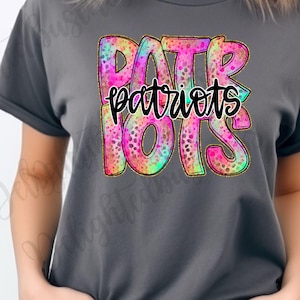 Preppy Patriots png design for shirt, mascot png file, Png file download, Sublimation png file, Patriots shirt, Patriots shirt png