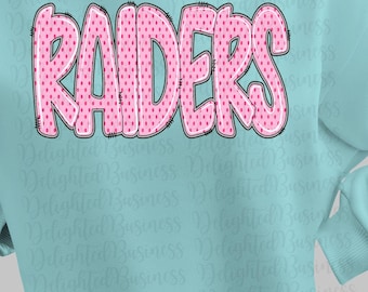 Preppy Raiders png design for shirt, mascot png file, Png file download, Sublimation png file, Raiders png shirt, Raiders shirt png