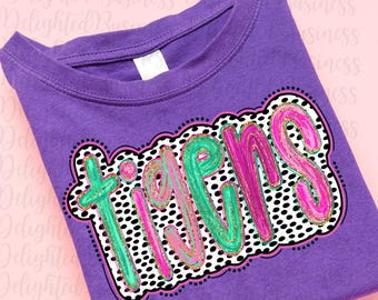 Tigers png file, mascot png file, Png file download, Sublimation png file, mascot shirt, mascot sticker, png file, Tigers shirt design