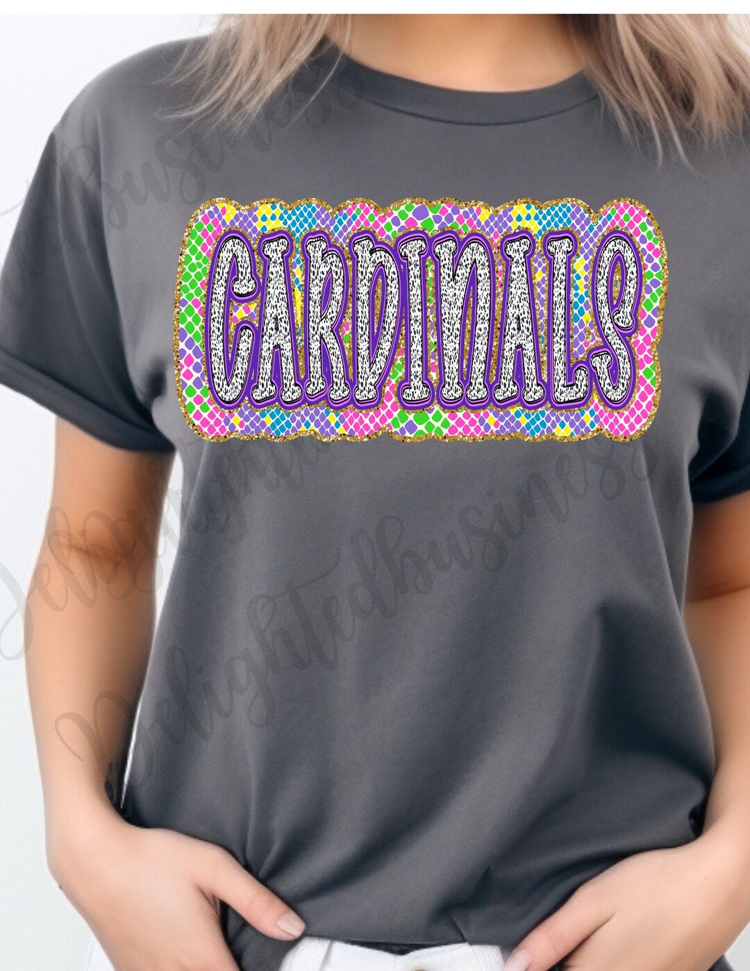 Cardinals Colorful Mascot Graphic Tee main image 0