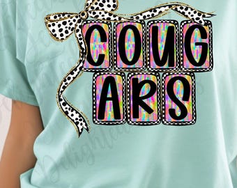 Cougars png design for shirt, mascot png file, Png file download, Designer png design, Cougars mascot png, Cougars shirt png
