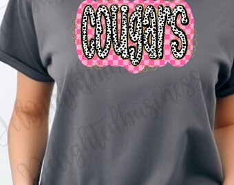 Cougars png design for shirt, mascot png file, Png file download, Designer png design, Cougars mascot png, Cougars shirt png