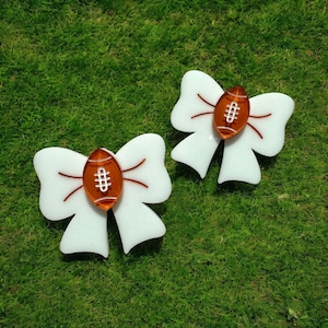 UT Longhorns Football Bow Earrings for Game Day Graduation Gift for Alumni Present for Her