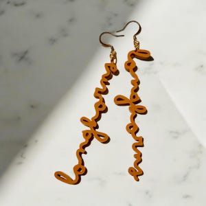 Longhorns Earrings for Texas Football Game Day Graduation Gift for Grads and Football Fans