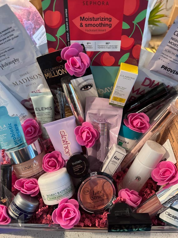 Handcrafted Beauty and Skincare Essentials Gift Basket