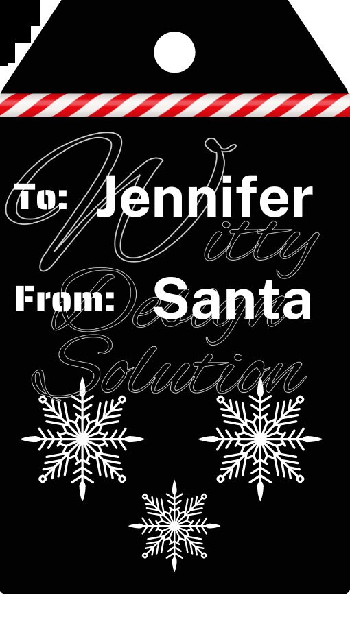 Santa Gift Tags Printable Customizable Template // Digital Download ... Santa Gift Tags Printable Customizable Template // Digital Download ...