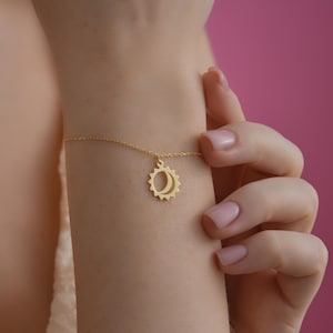 Sun&Moon Bracelet, Minimalist Celestial Bracelet Gift For Her, Dianty Celestial Astrology Bracelet, Bride and Bridesmaid Set Gift