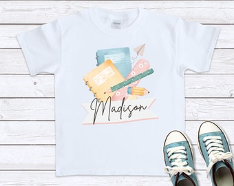 Personalized First Name T-Shirt - A Unique Back-to-School Look