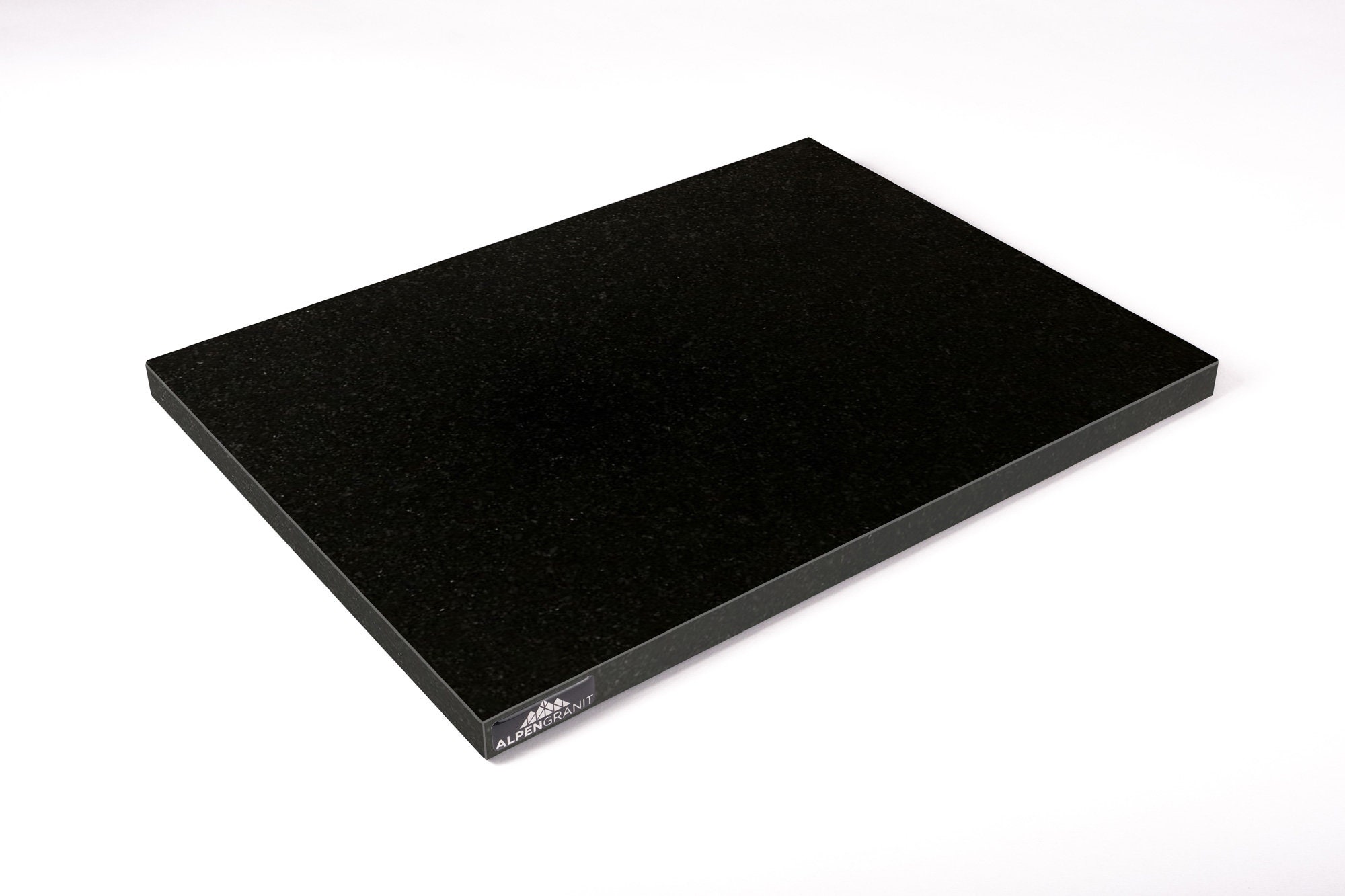 Granite Cutting Board Black Natural Stone Serving Board | Handmade Plate Polished Nero Assoluto | Luxury Gift Wedding Housewarming Kitchen