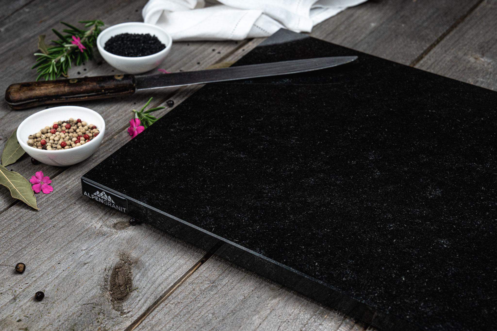 Planche à Découper En Granit Homiu - Format XL 30 Cm - Grise - Neuve Sous Blister