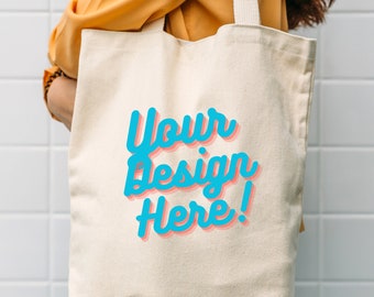 5 PACK Carry Your Style: Personalized Tote Bags for Every Occasion!