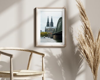 Kölner Dom, Deutschland, Fotodruck, Europäische Reisefotografie, Wandkunst, Wohnkultur