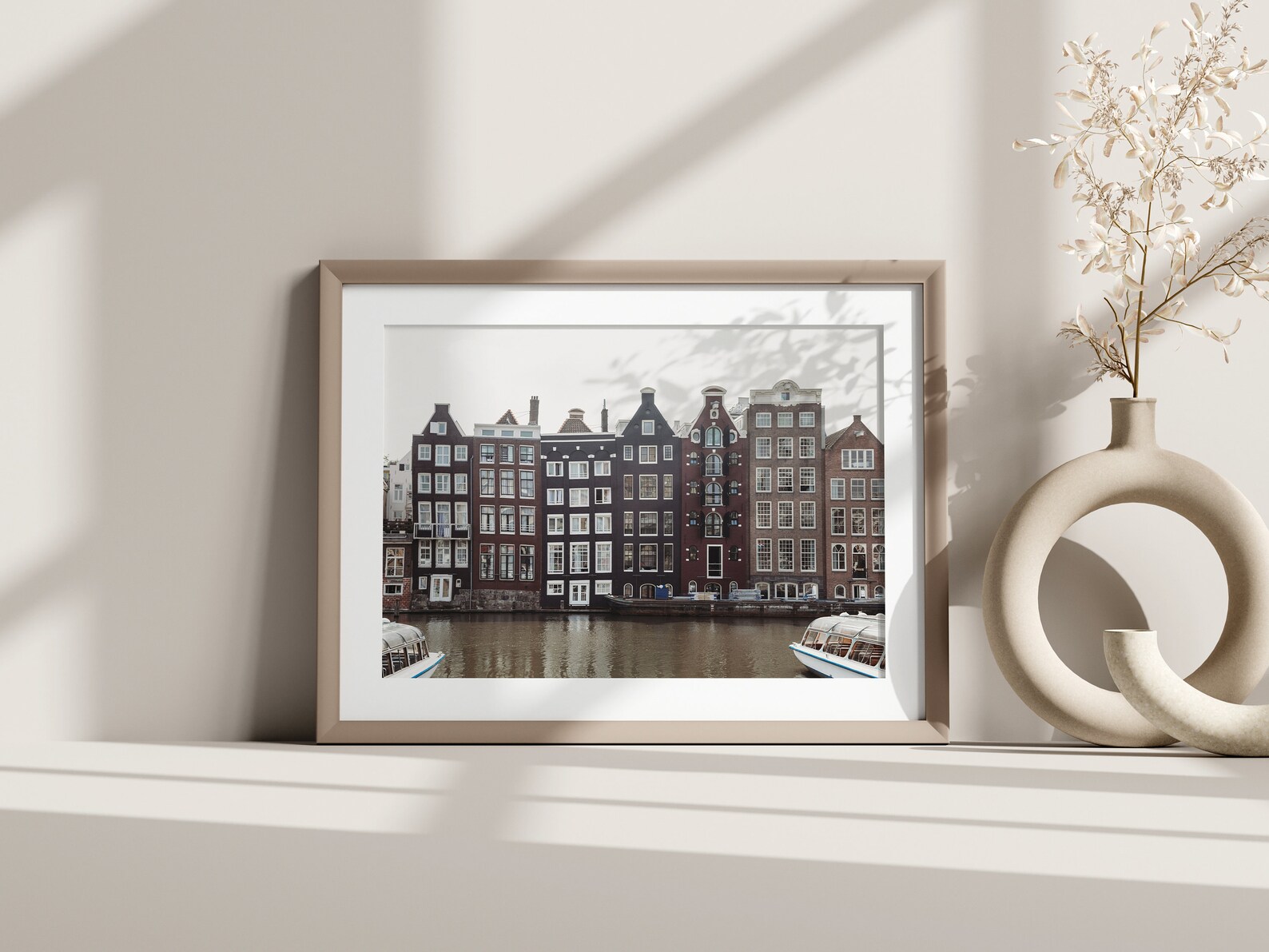 Amsterdam Canal Houses, Netherlands Photo Print, European Wall Art ...