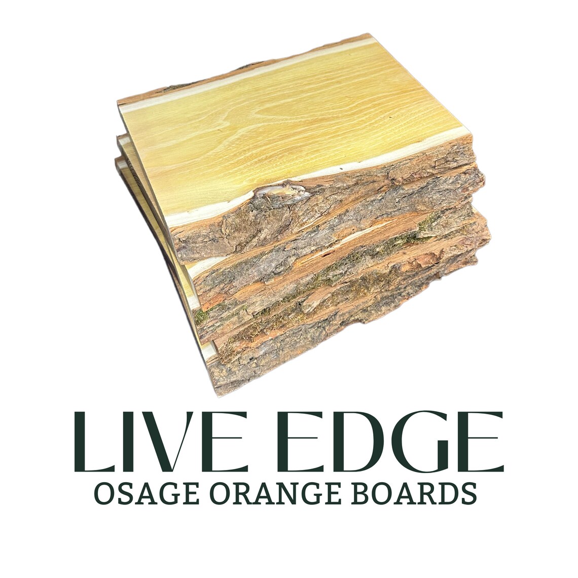 Live Edge Osage Orange Boards 5 Pack Etsy