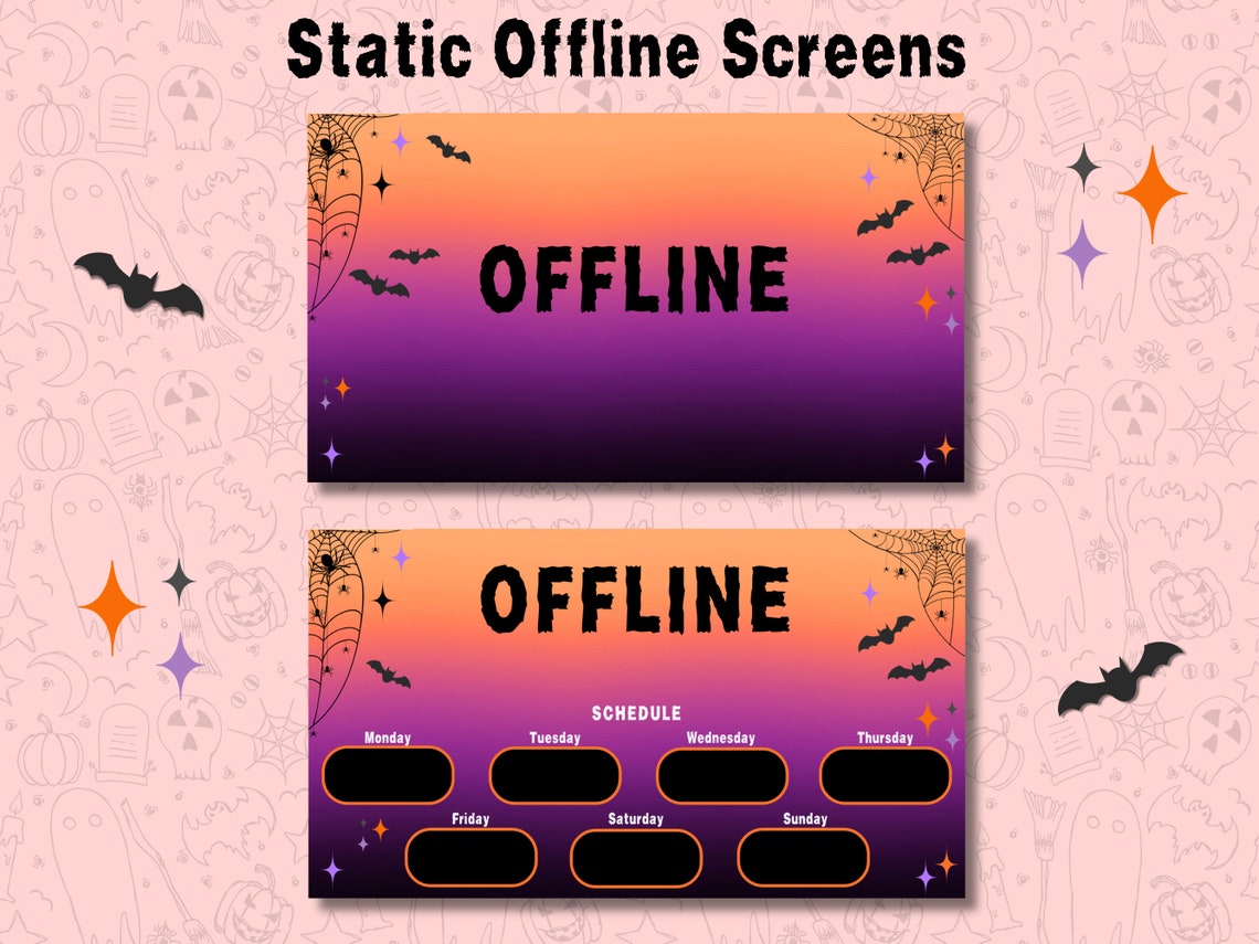 Halloween Twitch Overlay Packageghost Twitch Halloween Overlay Twitch