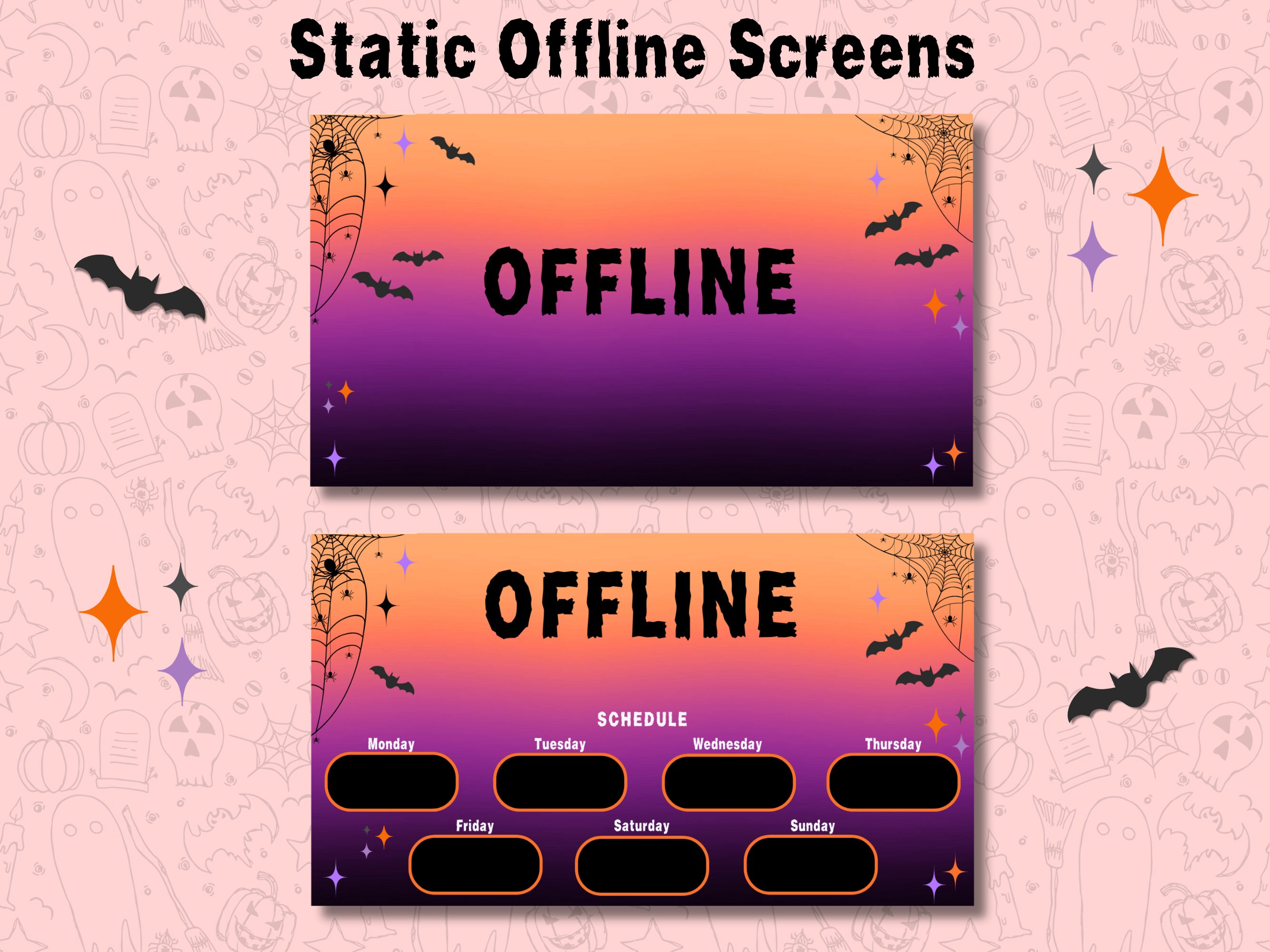 Halloween Twitch Overlay Packageghost Twitch Halloween Overlay Twitch