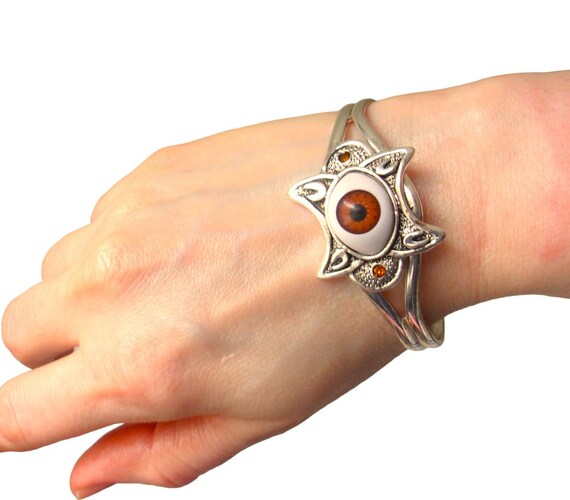 Eye-Catching Eyeball Bangle - Adjustable Unisex C… - image 6
