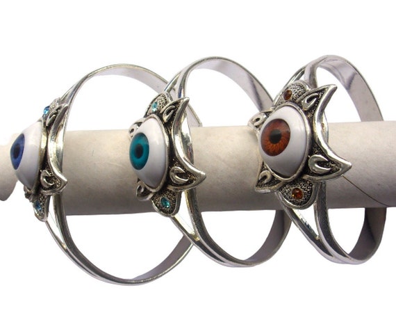 Eye-Catching Eyeball Bangle - Adjustable Unisex C… - image 10