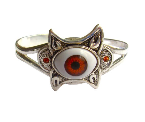 Eye-Catching Eyeball Bangle - Adjustable Unisex C… - image 8